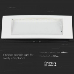 V-TAC VT-511S LAMPADA LED D\'EMERGENZA ANTI BLACK OUT CHIP SAMSUNG DA INTERNO SKU 899